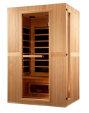 Front Left Side View Of The Maxxus Serenity 2-Person Low EMF FAR Infrared Indoor Sauna | MX‐LS2‐01