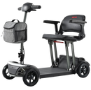 Front Left Side View Of The Metro Mobility Air Traveller 4 Wheel Travel Mobility Scooter