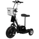 Front Left Side View Of The MotoTec Electric Trike 48v 500w