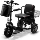 Front Left Side View Of The MotoTec Folding Mobility Dual Motor Electric Trike