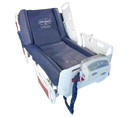 Front Left Side View Of The ObboMed OB-1600 Low Air Loss Alternating Pressure Mattress with Lateral Rotation Shown In The Chair Position