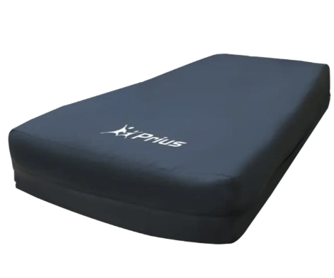 Front Left Side View Of The Prius Rhythm Multi Plus Low Air Loss Alternating Mattress System