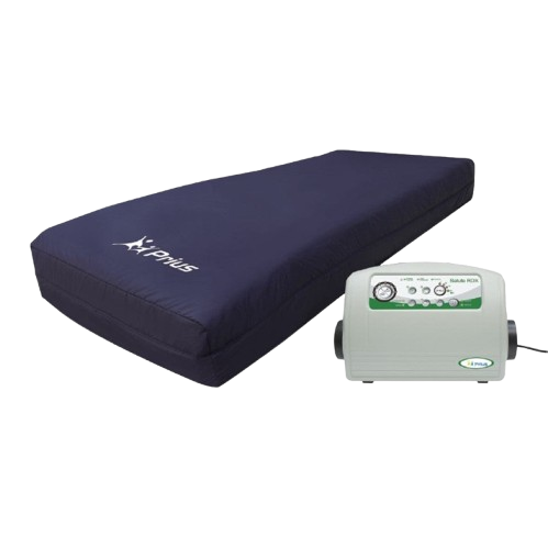 Front Left Side View Of The Prius Salute RDX Air Mattress System With Master Control Unit