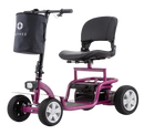 Front Left Side View Of The Reyhee EXO Electric Mobility Scooter Shown In The Purple Color