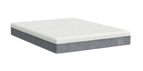 Front Left Side View Of The Rize Home Cool Flex 10" Hybrid Mattress