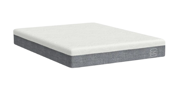 Front Left Side View Of The Rize Home Cool Flex 10" Hybrid Mattress