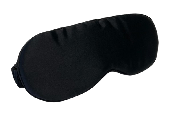 Front Left Side View Of The Rize Home Silk Sleep Mask