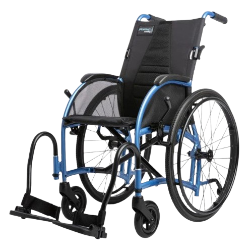 Front Left Side View Of The Strongback 22S Ultra-Lightweight Wheelchair