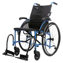 Front Left Side View Of The Strongback 24 Flip Back Arms Ultra-Lightweight Wheelchair