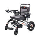 Front Left View Of The Bangeran Mammoth Electric Wheelchair Shown With Silver Color
