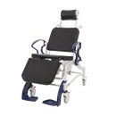 Front Left Side View Of The Rebotec Phoenix Shower Commode Chair