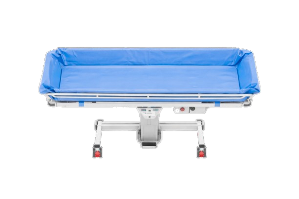 Front Overhead View Of The TR Equipment Battery Operated Shower Trolley TR-3000