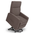 Front Right Close Up View Of The Vive Health Lift Chair Shown In The Lifted Position