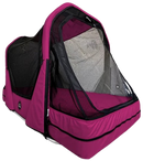Front Right Side View Of The Abram's Nation Safety Sleeper 300 Model Shown In Hot Pink Color