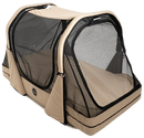 Front Right Side View Of The Abram's Nation Safety Sleeper 300 Model Shown In Shimmering Sand Color