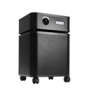 Front Right Side View Of The Austin Air Systems Bedroom Machine Air Purifier Shown In The Black Color