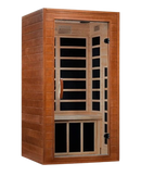 Front Right Side View Of The Dynamic Avila 2-Person Low EMF FAR Infrared Indoor Sauna | DYN‐6103‐01