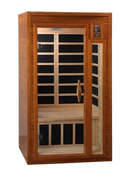 Front Right Side View Of The Dynamic Barcelona Elite 2-Person Ultra Low EMF FAR Infrared Indoor Sauna | DYN-6106-01-Elite