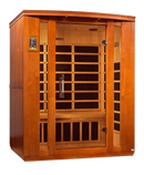 Front Right Side View Of The Dynamic Bellagio 3-Person Low EMF FAR Infrared Indoor Sauna | DYN-6306-02