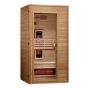 Front Right Side View Of The Dynamic Martin 2 Person Full Spectrum Near Zero EMF FAR Infrared Indoor Sauna | DYN-6006-03 FS