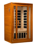 Front Right Side View Of The Dynamic San Marino 2-Person Low EMF FAR Infrared Indoor Sauna | DYN-6206-01