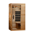 Front Right Side View Of The Dynamic Sicily 1 Person Ultra Low EMF FAR Infrared Indoor Sauna | DYN-1101-01 Elite