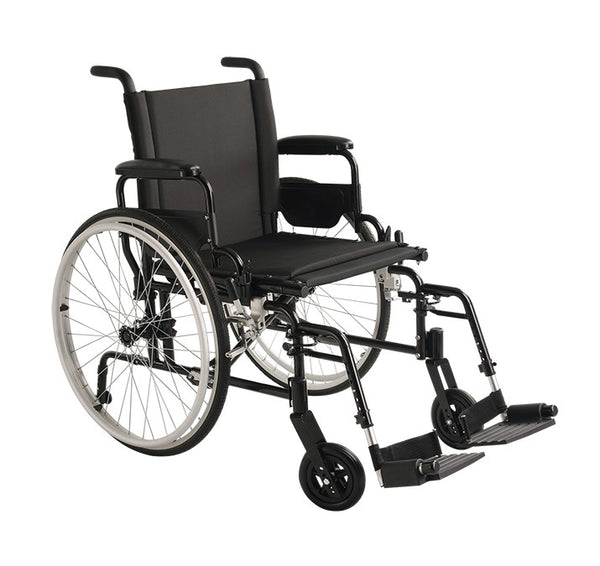 Front Right Side View Of The Dynarex DynaRide S5 Ultra Lite Wheelchair