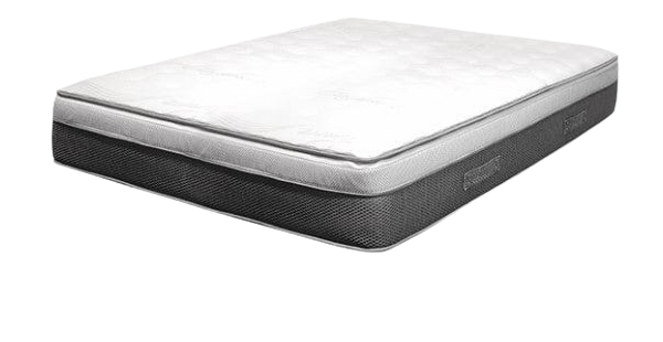 Front Right Side View Of The Eurolux Lux Silver: The 5-Layer Luxury Mattress Crafted By Masters