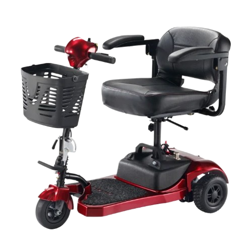 Front Right Side View Of The FreeRiderUSA Ascot 3 Mobility Scooter