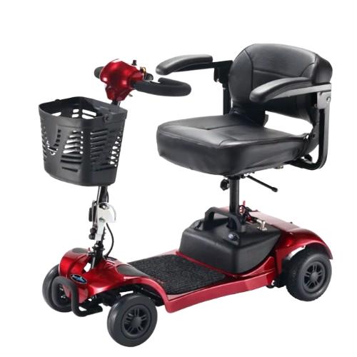 Front Right Side View Of The FreeRiderUSA Ascot 4 Mobility Scooter