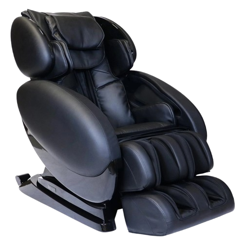 Front Right Side View Of The Infinity IT-8500 Plus Massage Chair Shown In Black Color