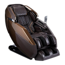 Front Right Side View Of The Infinity Imperial Syner-D Massage Chair Shown In Dark Brown/Dark Brown Color