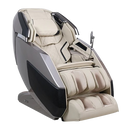 Front Right Side View Of The Infinity Imperial Syner-D Massage Chair Shown In Gray/Tan Color