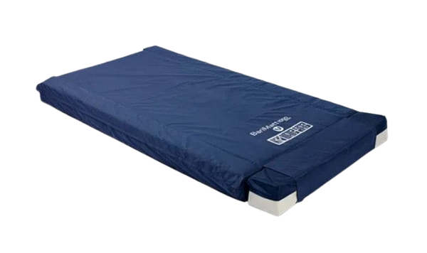 Front Right Side View Of The Joerns BariMatt 1000® Pressure Reducing Bariatric Foam Mattress with Visco Foam Topper