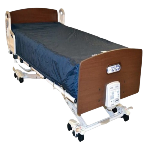 Front Right Side View Of The Joerns DolphinCare™ Integrated Fluid Immersion Simulation Complete Bed System
