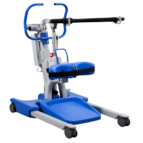 Front Right Side View Of The Joerns Hoyer Elevate® Professional Sit To Stand Patient Lift