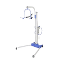 Front Right Side View Of The Joerns Hoyer Stature Professional Patient Lift Shown In The Elevated Position