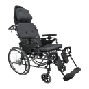Front Right Side View Of The Karman MVP-502 Reclining Wheelchair