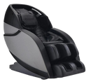 Front Right Side View Of The Kyota Kansha M878 Massage Chair In Black And Gray Color