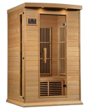 Front Right Side View Of The Maxxus 2-Person Near Zero EMF FAR Infrared Indoor Sauna | MX-K206-01-ZF
