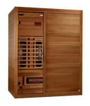 Front Right Side View Of The Maxxus 3-Person S-Line Full Spectrum Infrared Indoor Sauna | MX-S306-01-FS-PC