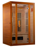 Front Right Side View Of The Maxxus Aspen 2-Person Low EMF FAR Infrared Indoor Sauna | MX‐J206‐02S