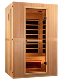 Front Right Side View Of The Maxxus Serenity 2-Person Low EMF FAR Infrared Indoor Sauna | MX‐LS2‐01