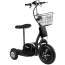 Front Right Side View Of The MotoTec Electric Trike 48v 500w
