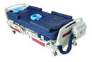 Front Right Side View Of The ObboMed OB-3600 UltraAir Alternating Pressure Mattress with Low Air Loss Therapy Shown In The Flat Position