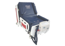 Front Right Side View Of The ObboMed OB-3600 UltraAir Alternating Pressure Mattress with Low Air Loss Therapy Shown In The Fowler Position