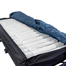 Front Right Side View Of The Prius Duet Mattress System Shown With The Cover Slightly Removed Revealing The Cells Of The Mattress