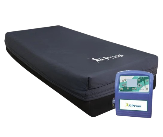Front Right Side View Of The Prius Duet Mattress System Shown With The Master Control Unit