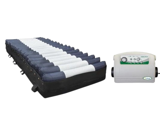 Front Right Side View Of The Prius Salute RDX Air Mattress System With Master Control Unit