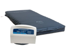 Front Right Side View Of The Proactive Medical Protekt Aire 8000 Low Air Loss/Alternating Pressure Bariatric Mattress System Shown With The Control Unit Attached